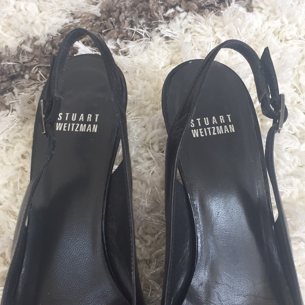 Stuart Weitzman sling back heels in size 8 - Picture 2 of 8